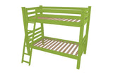 Green Queen Traditional Solid Wood Bunk Bed
