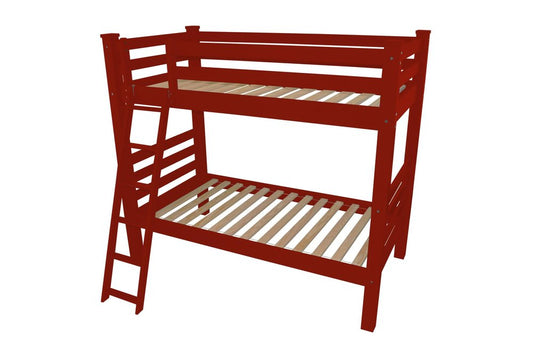 Red Queen Solid Wood Bunk Bed