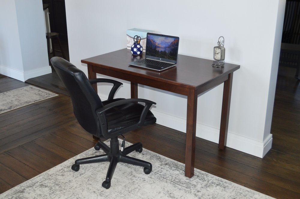 48" Raw Umber Solid Wood Dining Table