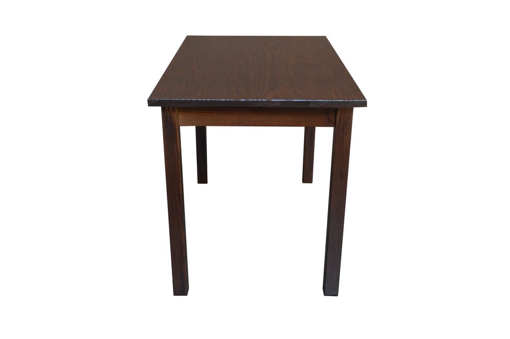 48" Raw Umber Solid Wood Dining Table
