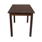 48" Raw Umber Solid Wood Dining Table