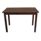 48" Raw Umber Solid Wood Dining Table