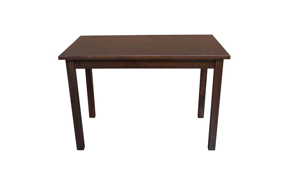 48" Raw Umber Solid Wood Dining Table