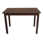 48" Raw Umber Solid Wood Dining Table
