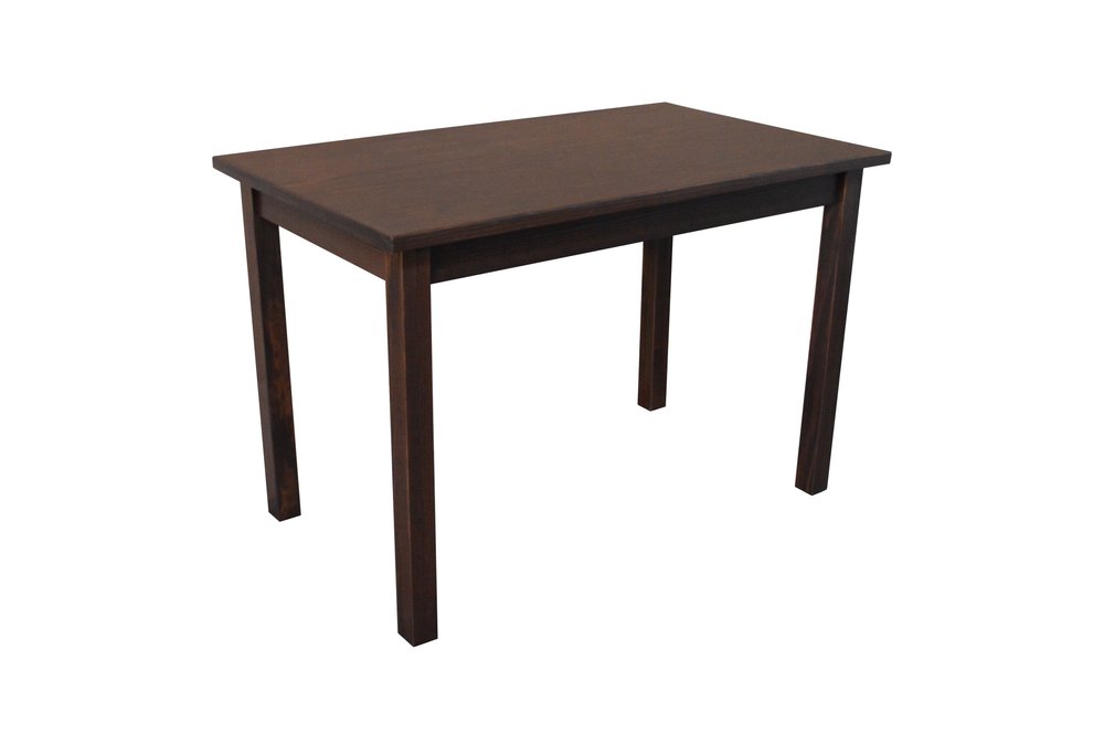 48" Raw Umber Solid Wood Dining Table