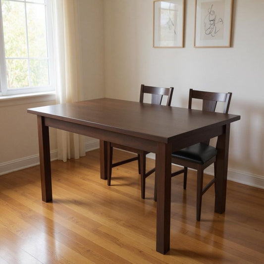 48" Raw Umber Solid Wood Dining Table