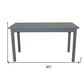 48" Gray Solid Wood Dining Table