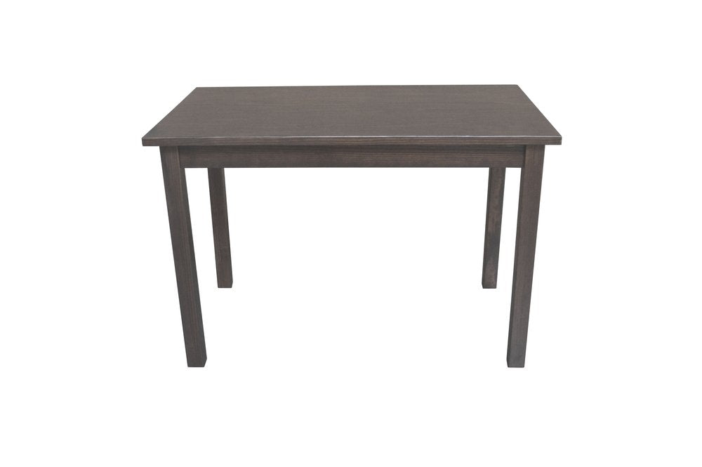 48" Gray Solid Wood Dining Table