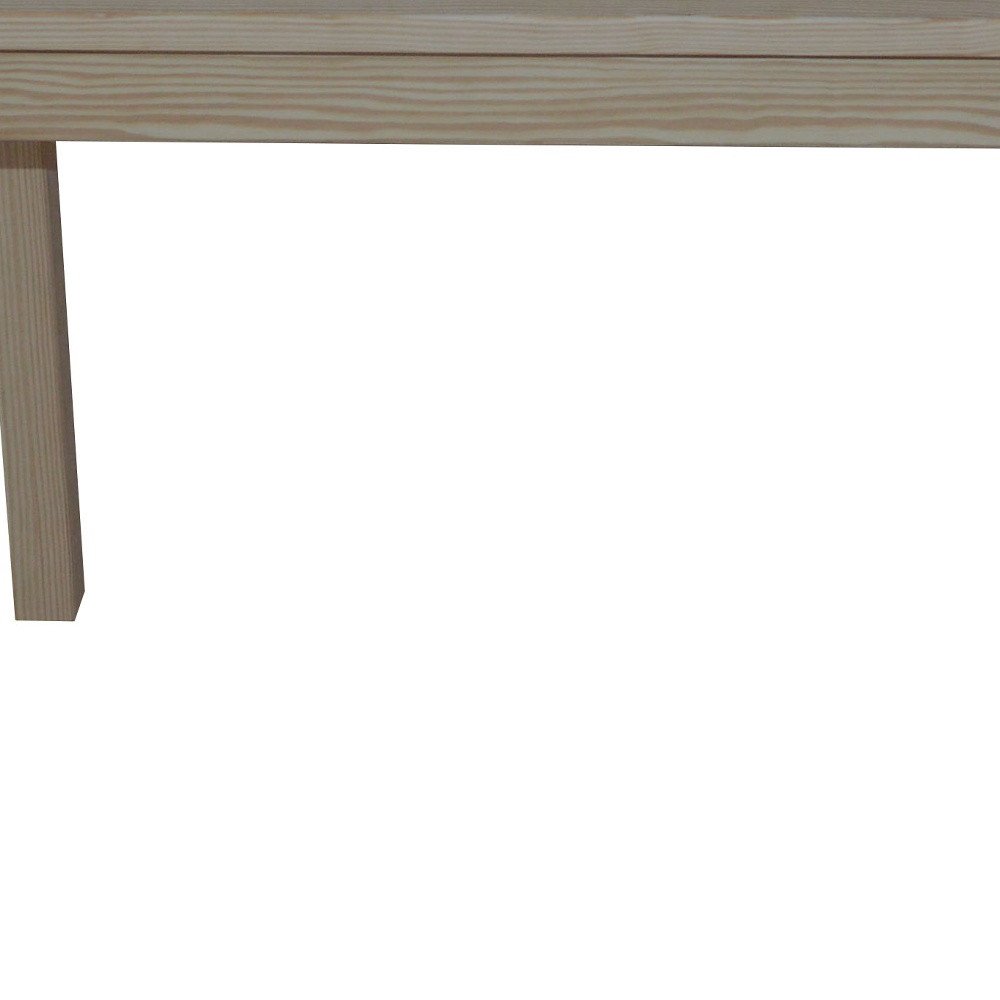 48" Gray Solid Wood Dining Table