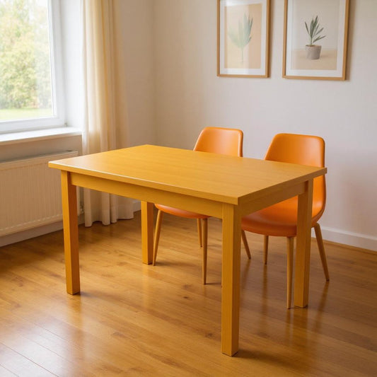 48" Goldenrod Solid Wood Dining Table