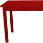 48" Fire Engine Red Solid Wood Dining Table