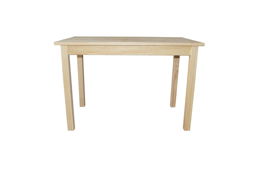 48" Natural Solid Wood Dining Table