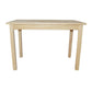 48" Natural Solid Wood Dining Table