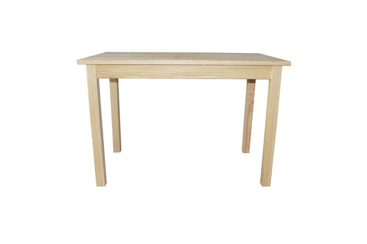 48" Natural Solid Wood Dining Table