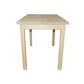 48" Natural Solid Wood Dining Table
