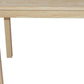 48" Natural Solid Wood Dining Table