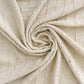 50" X 60" White and Beige Cotton Blend Woven Striped Throw Blanket with Fringe