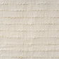 50" X 60" White and Beige Cotton Blend Woven Striped Throw Blanket with Fringe