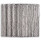 19" Set of Four Black And White Striped Cotton Placemats