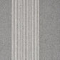 19" Set of Four Gray And White Striped Cotton Placemats