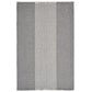 19" Set of Four Gray And White Striped Cotton Placemats