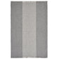 19" Set of Four Gray And White Striped Cotton Placemats