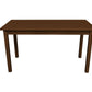 60" Raw Umber Solid Wood Dining Table