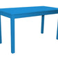 60" Caribbean Blue Solid Wood Dining Table