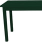 60" Dark Green Solid Wood Dining Table