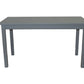 60" Gray Solid Wood Dining Table