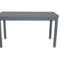 60" Gray Solid Wood Dining Table