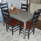 60" Gray Solid Wood Dining Table