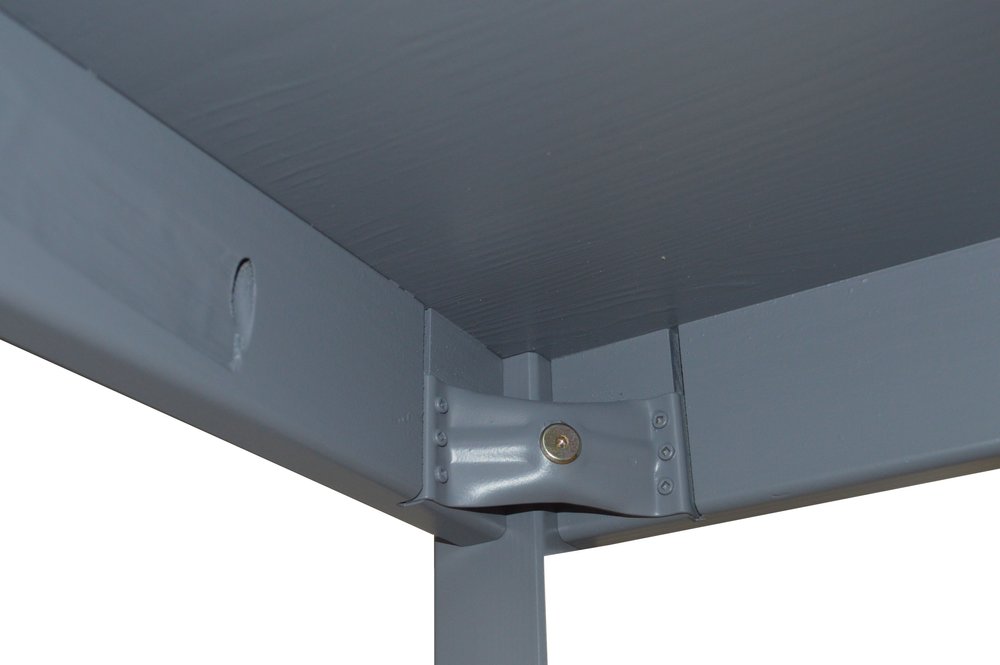 60" Gray Solid Wood Dining Table