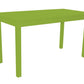 60" Chartreuse Solid Wood Dining Table