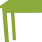 60" Chartreuse Solid Wood Dining Table