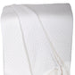 60" X 50" White Woven Cotton Throw Blanket