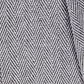 52" X 67" Gray and Ivory Woven Cotton Herringbone Throw Blanket with Fringe