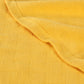 California King Gold Cotton Basketweave Geometric Blanket