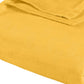 King Gold Cotton Basketweave Geometric Blanket