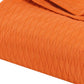 King Burnt Orange Cotton Woven Geometric Blanket