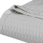 King Platinum Geometric Cotton Woven Blanket