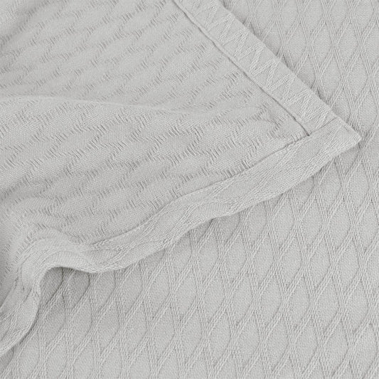 King Platinum Cotton Geometric Blanket