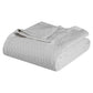 King Platinum Geometric Cotton Woven Blanket