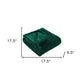 Queen Jungle Green Fleece Knitted Plush Blanket