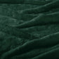 14" X 15" Jungle Green Fleece Knitted Plush Throw Blanket