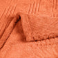 King Rust Flannel Knitted Plush Blanket