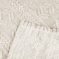 King Ivory Fleece Knitted Plush Blanket