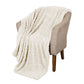 King Ivory Fleece Knitted Plush Blanket