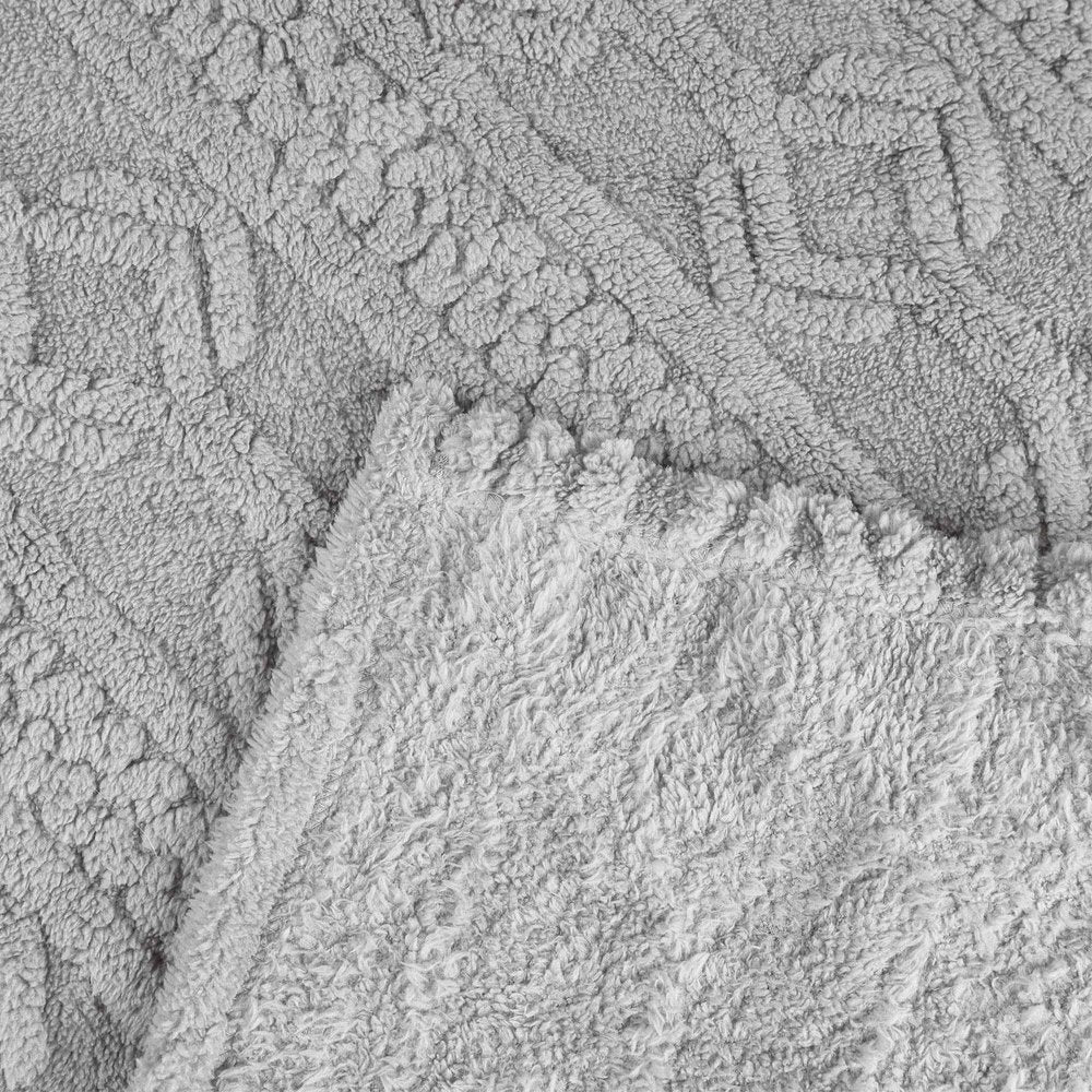 King Platinum Fleece Knitted Plush Blanket