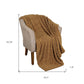 Twin Camel Fleece Geometric Plush Blanket